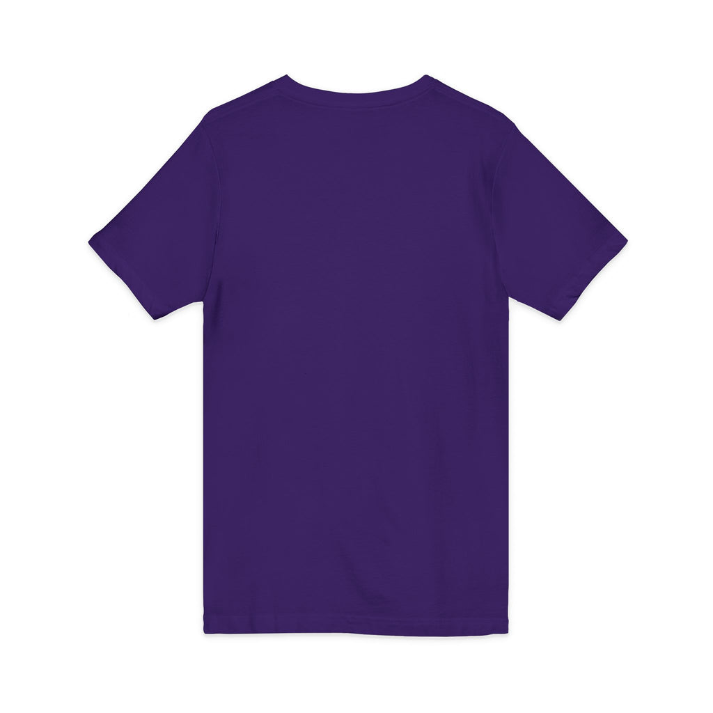 Personalized Dad T-Shirt — "Emma's Dad" Heart V-Neck | Father's Day Gift