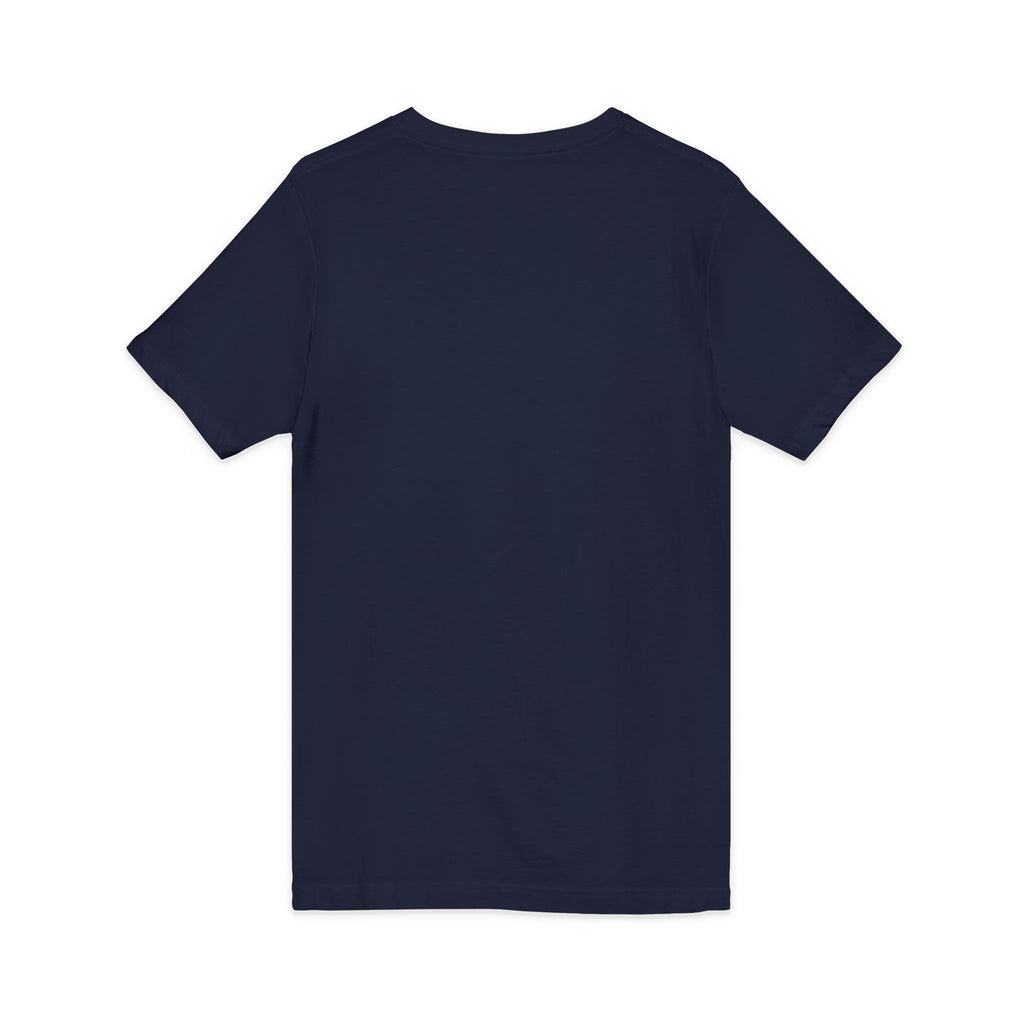 Personalized Dad T-Shirt — "Emma's Dad" Heart V-Neck | Father's Day Gift