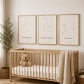 Klein Stork Nursery Wall Art Set
